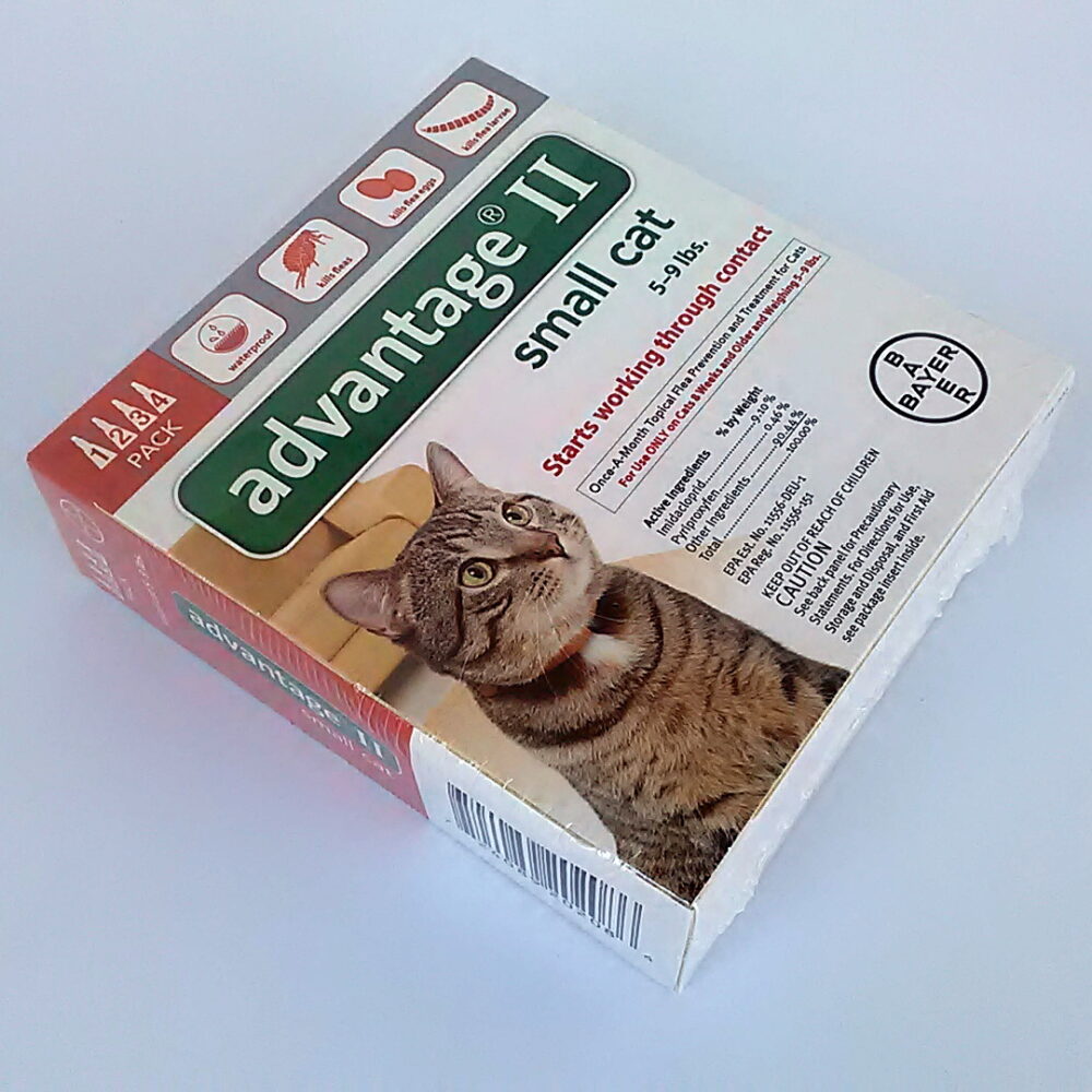 Bayer Advantage II for Small Cats 5-9 Lbs - 4 Pack - Genuine EPA Approved - Image 3