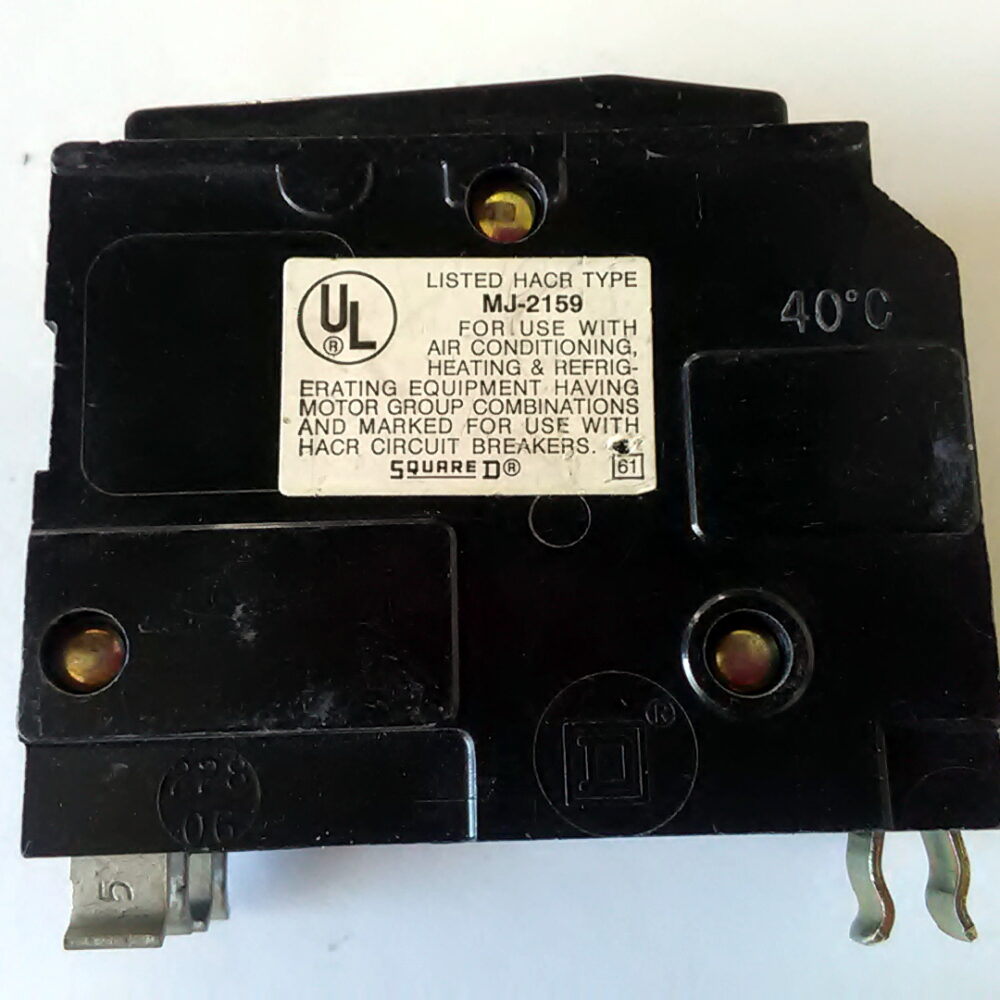 Square D 2 Pole 20 Amp HACR Type 120/240 VAC Circuit Breaker - Image 8