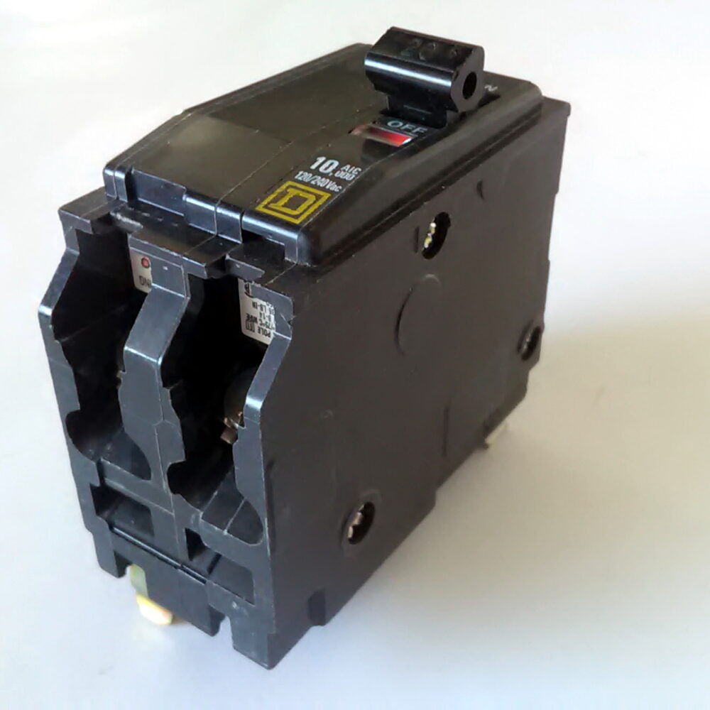 Square D 2 Pole 20 Amp HACR Type 120/240 VAC Circuit Breaker - Image 3