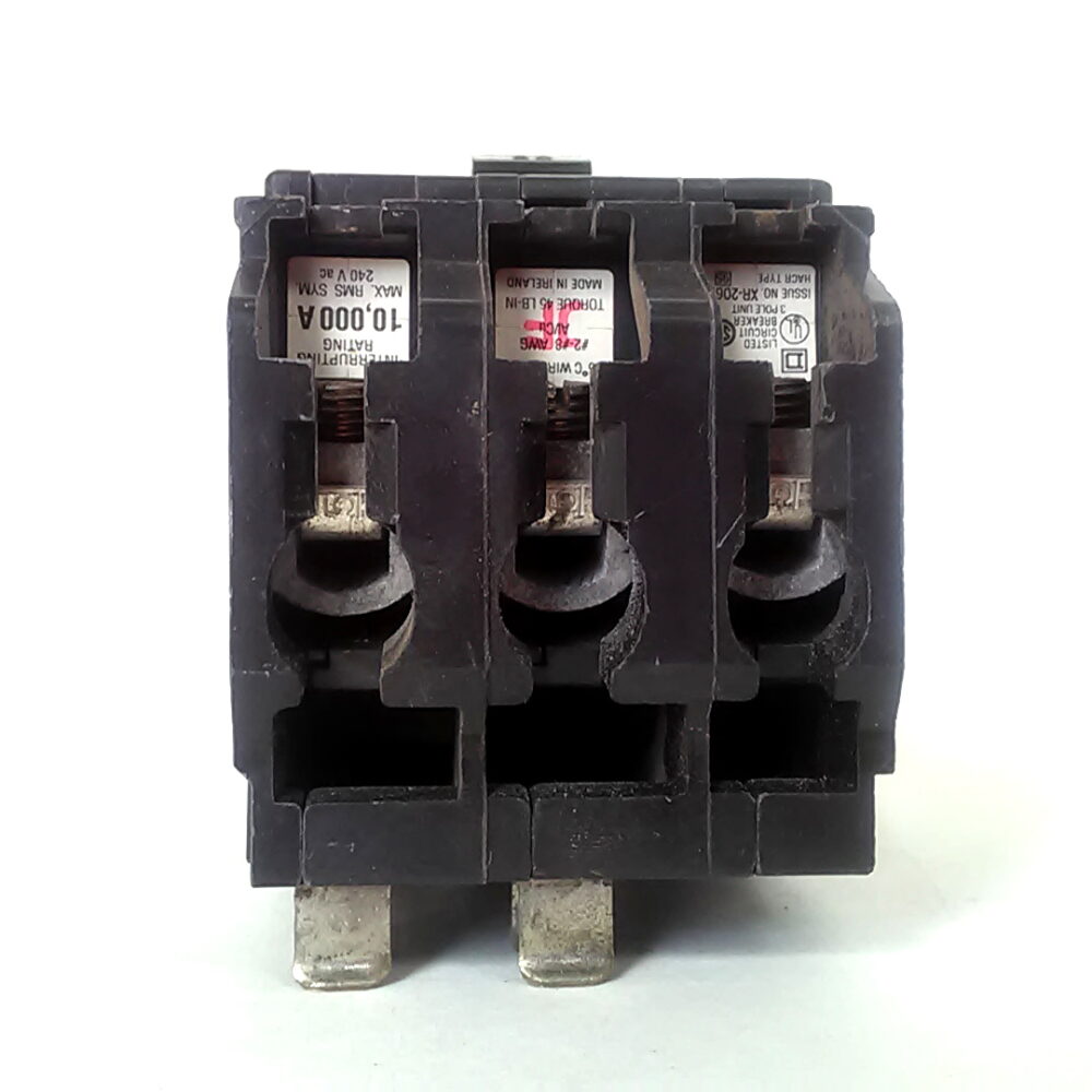 Square D 3 Pole 50 Amp HACR Type Circuit Breaker - Image 5