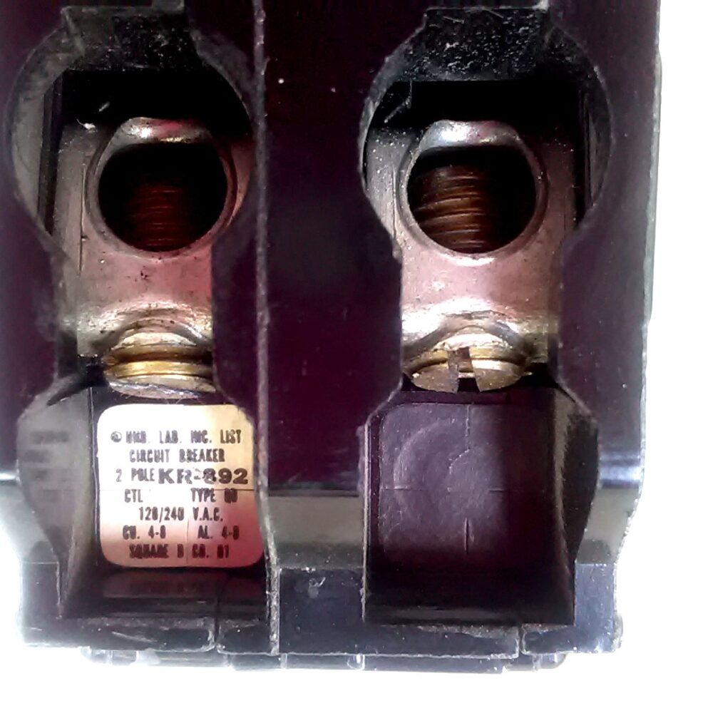 Square D 2 Pole 50 Amp HACR Type Circuit Breaker - Image 5