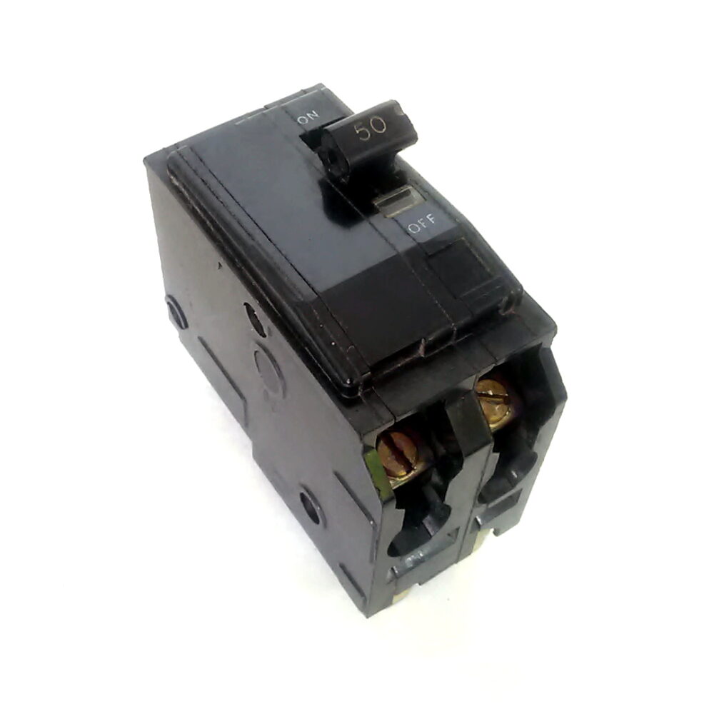 Square D 2 Pole 50 Amp HACR Type Circuit Breaker - Image 2