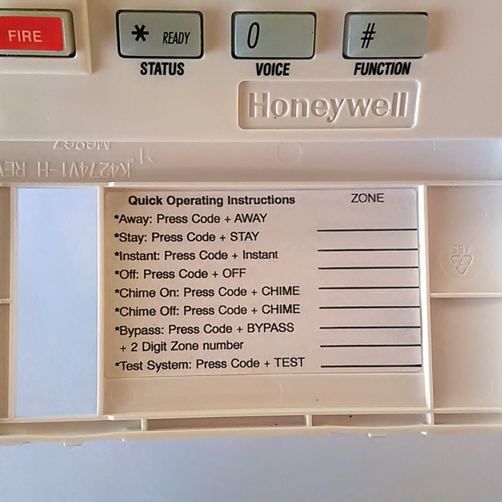 Honeywell 6160V Talking Alpha Display Voice Keypad Security Burglar Alarm Panel - Image 6