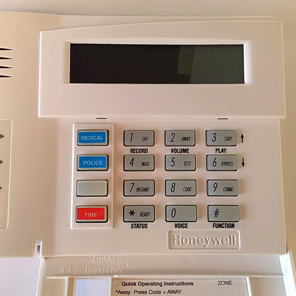 Honeywell 6160V Talking Alpha Display Voice Keypad Security Burglar Alarm Panel - Image 5