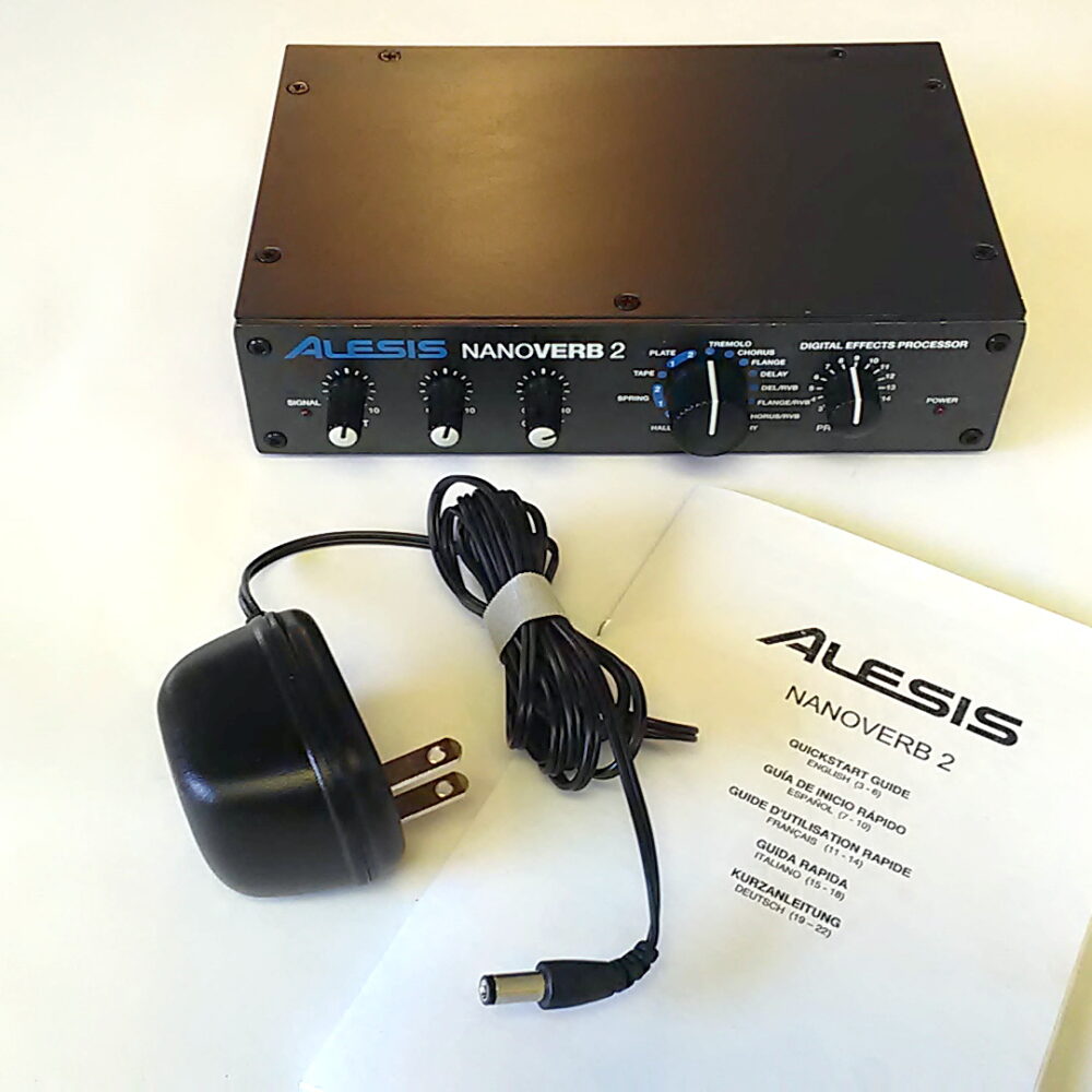 Alesis Nanoverb 2 Digital Effects Processor Reverb Delay Chorus Studio w/ Power - Image 2