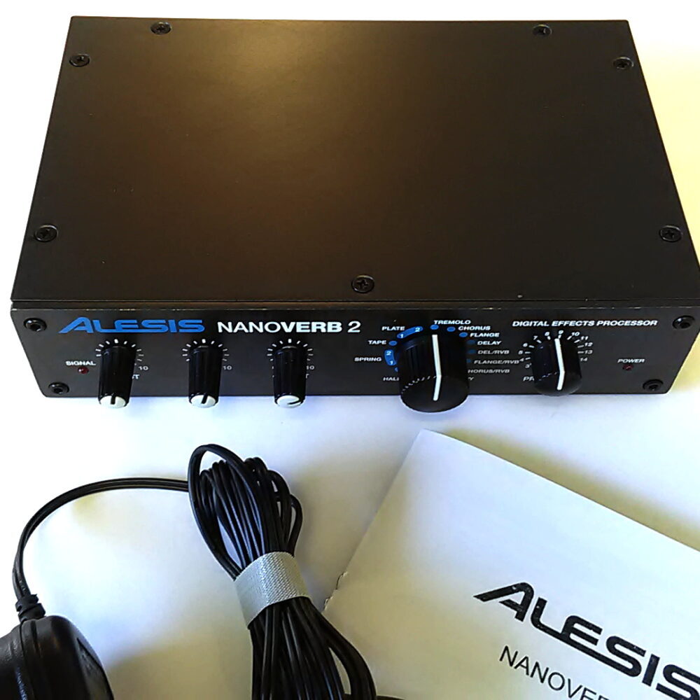 Alesis Nanoverb 2 Digital Effects Processor Reverb Delay Chorus Studio w/ Power - Image 3