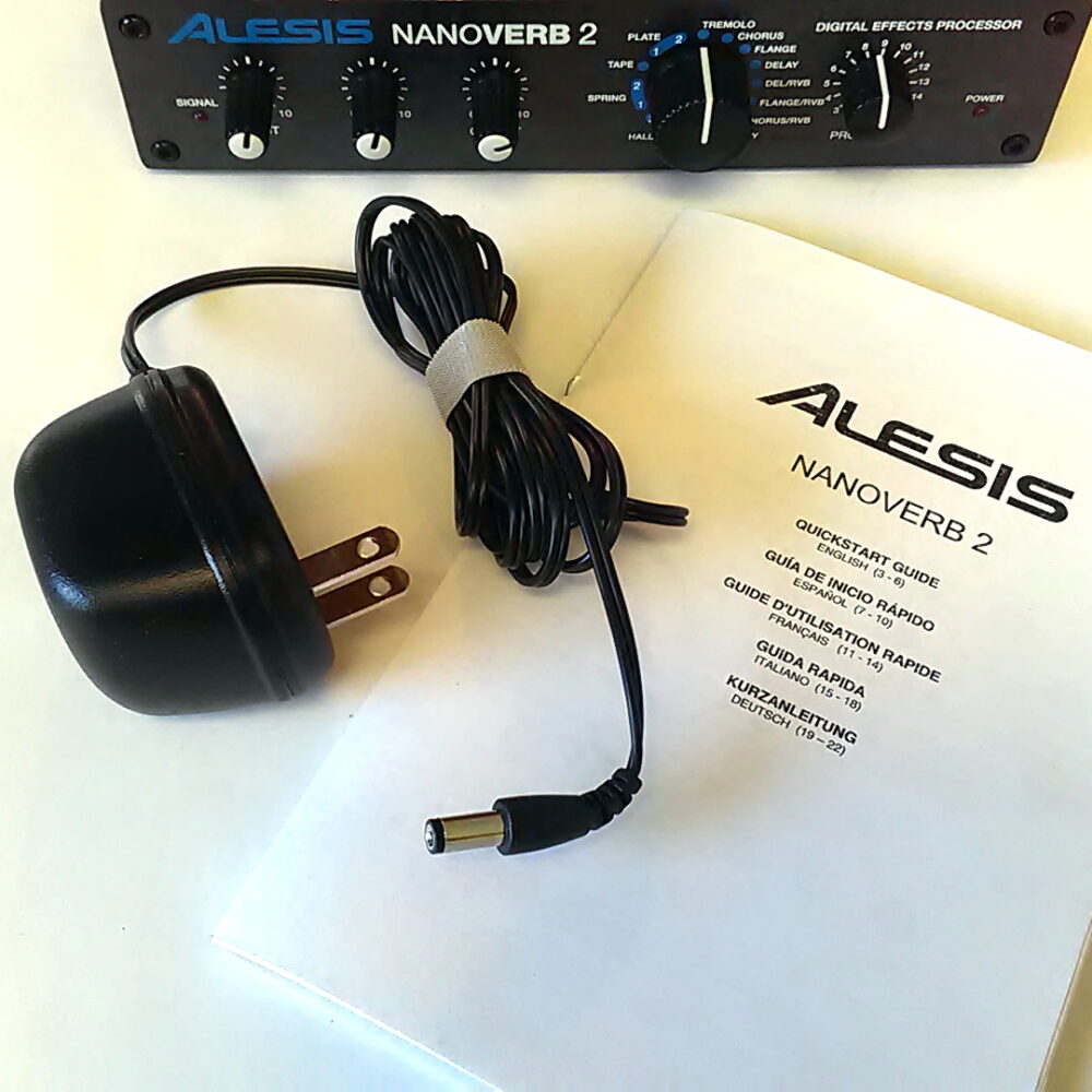 Alesis Nanoverb 2 Digital Effects Processor Reverb Delay Chorus Studio w/ Power - Image 4