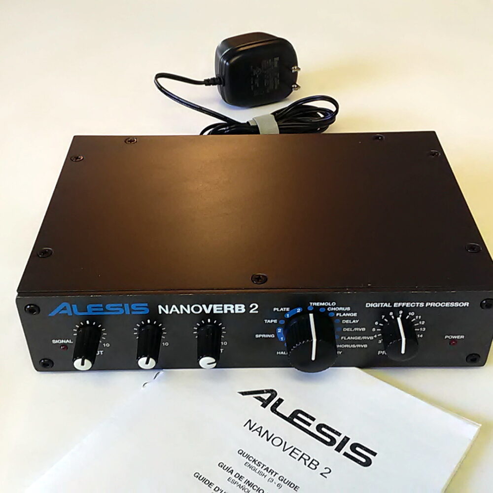 Alesis Nanoverb 2 Digital Effects Processor Reverb Delay Chorus Studio w/ Power - Image 9