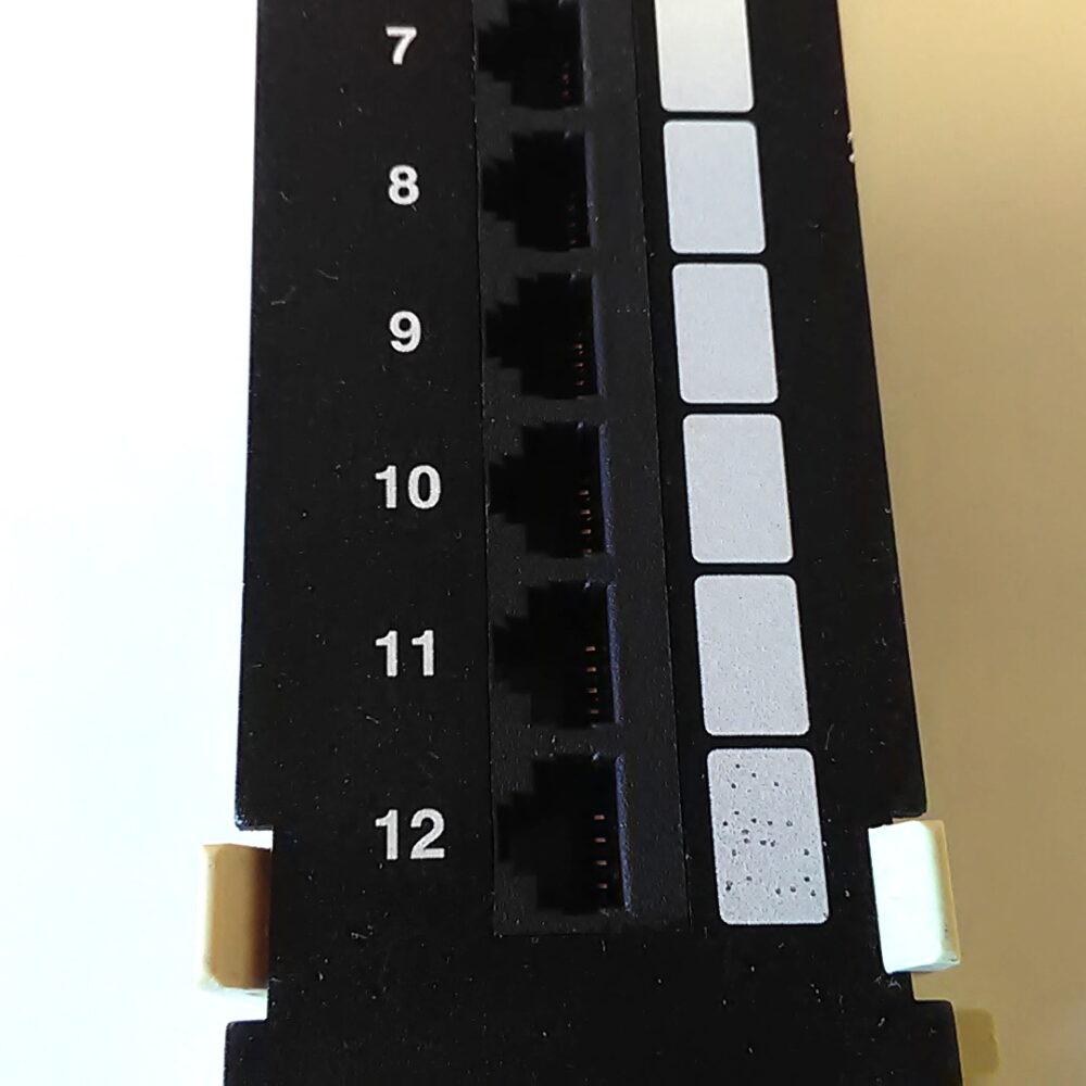 CAT5E 568B 12 Ports Patch Panel w/ Surface Wall Mount Bracket Allen Tel Products - Image 5