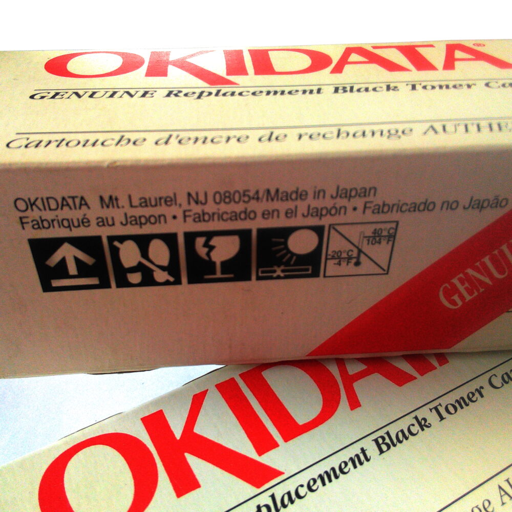 2 Okidata Okifax Genuine Replacement Black Toner Cartridge 52106701 - 1000, 1050 - Image 5