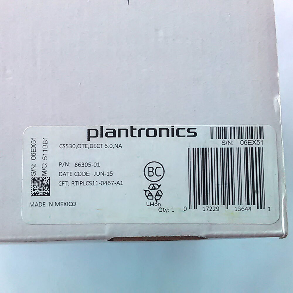 Plantronics CS530 Office Over-the-Ear Ear-Hook Wireless Headset System Black - Image 11