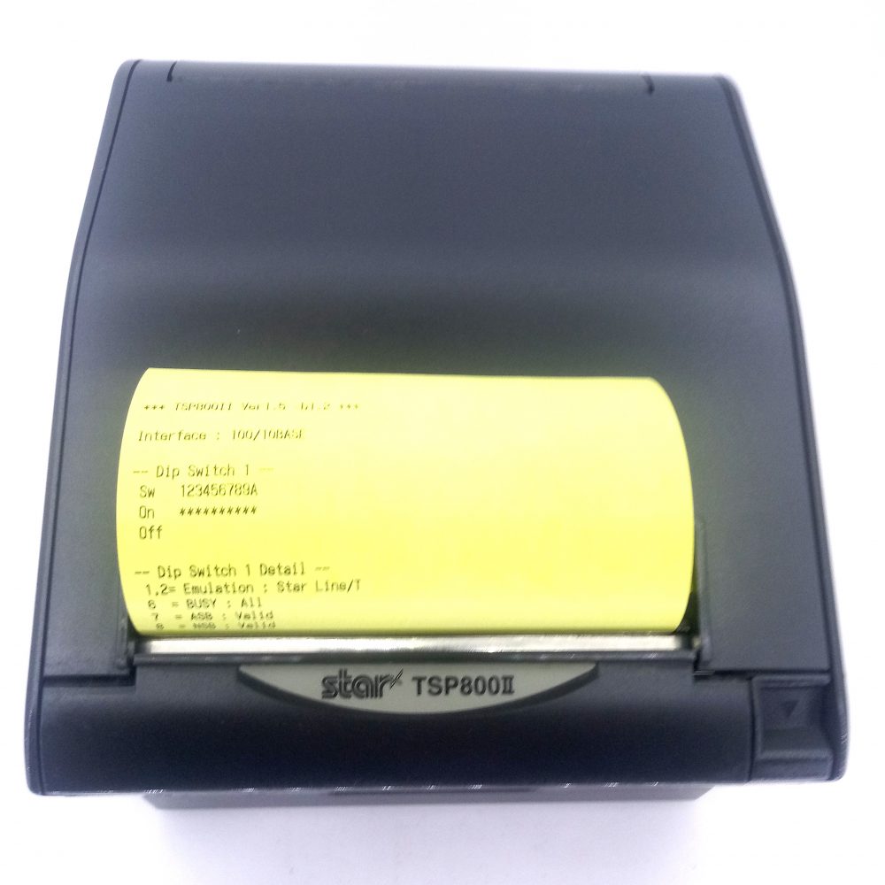 Star TSP800II Thermal Ethernet Wide Label/POS Printer w Power Supply & LAN Cable - Image 2