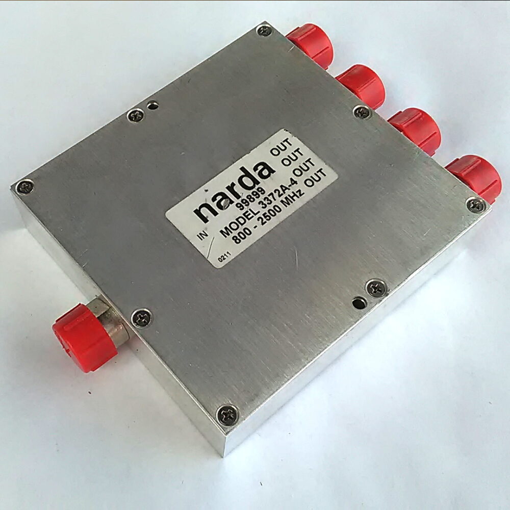 Narda 99899 Signal Splitter 4-Way Power Divider Model 3372A-4 800-2500MHz - Image 6