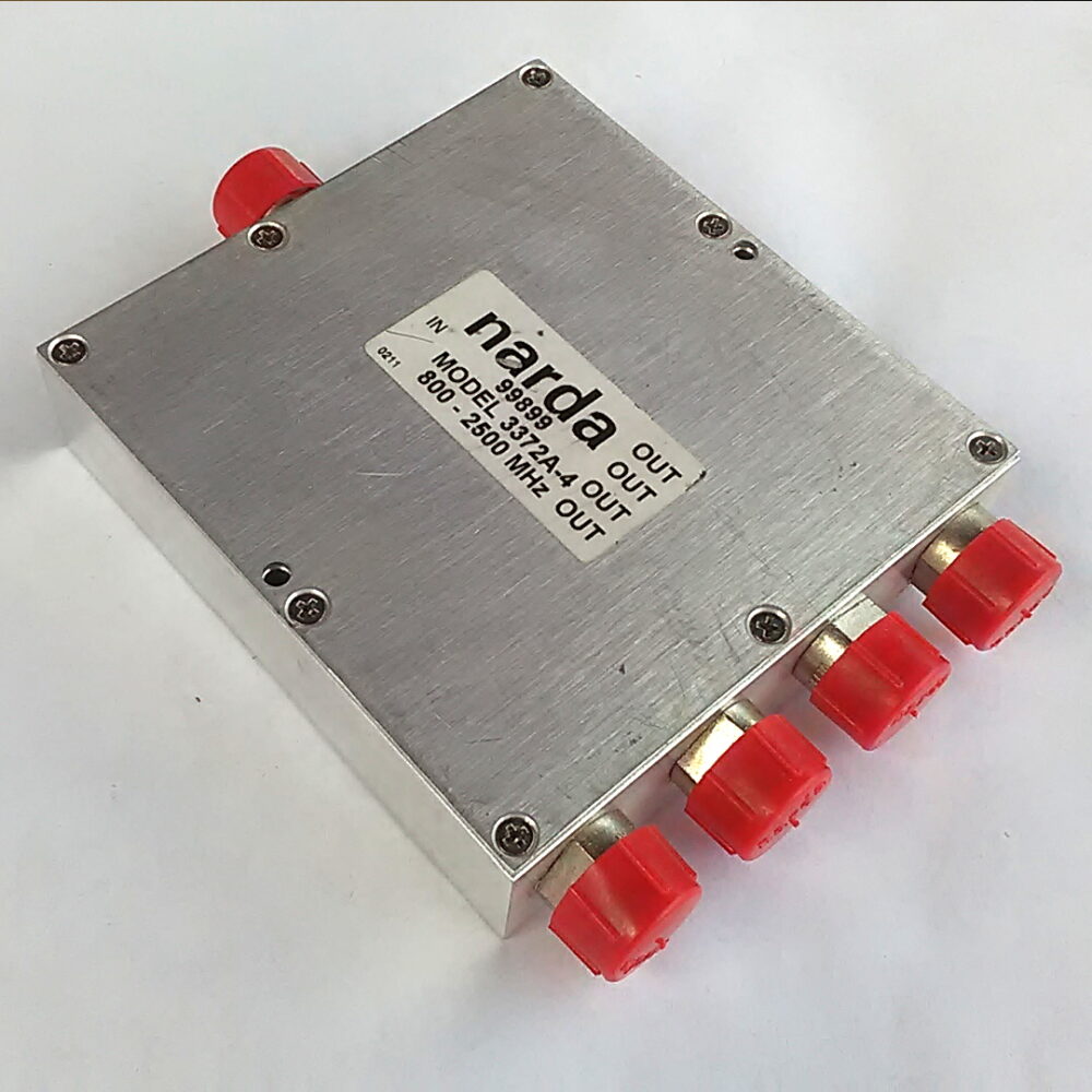 Narda 99899 Signal Splitter 4-Way Power Divider Model 3372A-4 800-2500MHz - Image 5