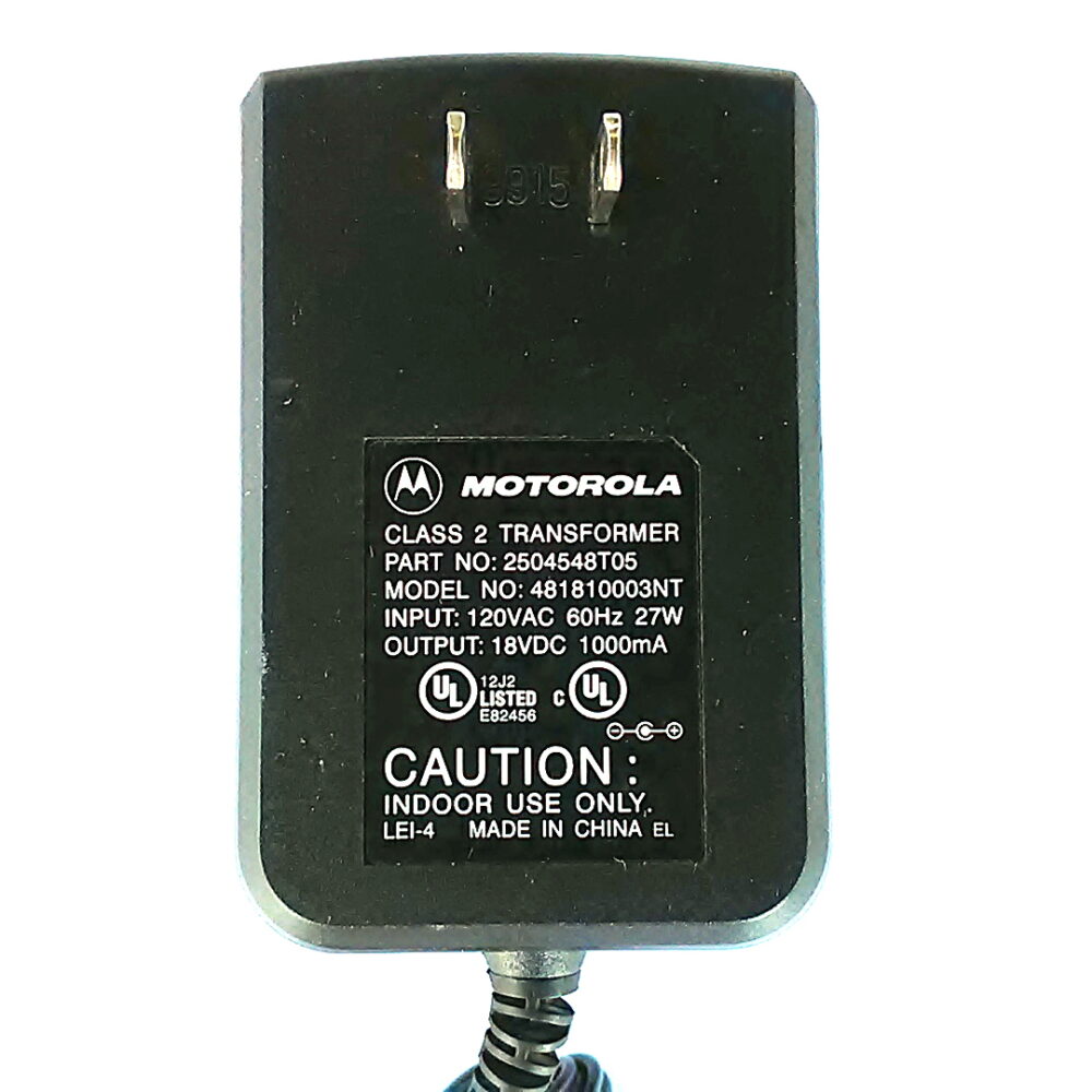 Motorola 481810OO3NT 18V Power Supply AC Adapter NTN8831A Two-Way Radio Charger - Image 5