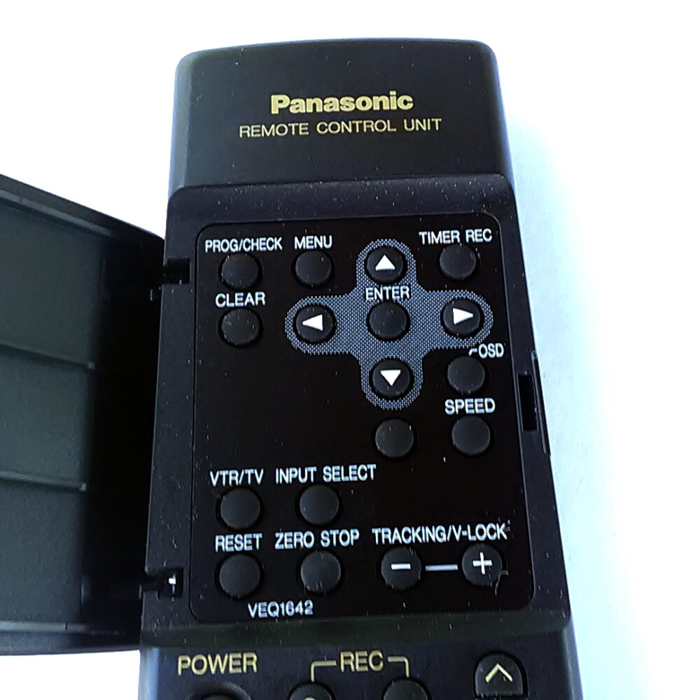 Panasonic VEQ1642 VCR Remote Control Unit NV-SD400BR AG-1300P NV-SD400AR NVSD400 - Image 3