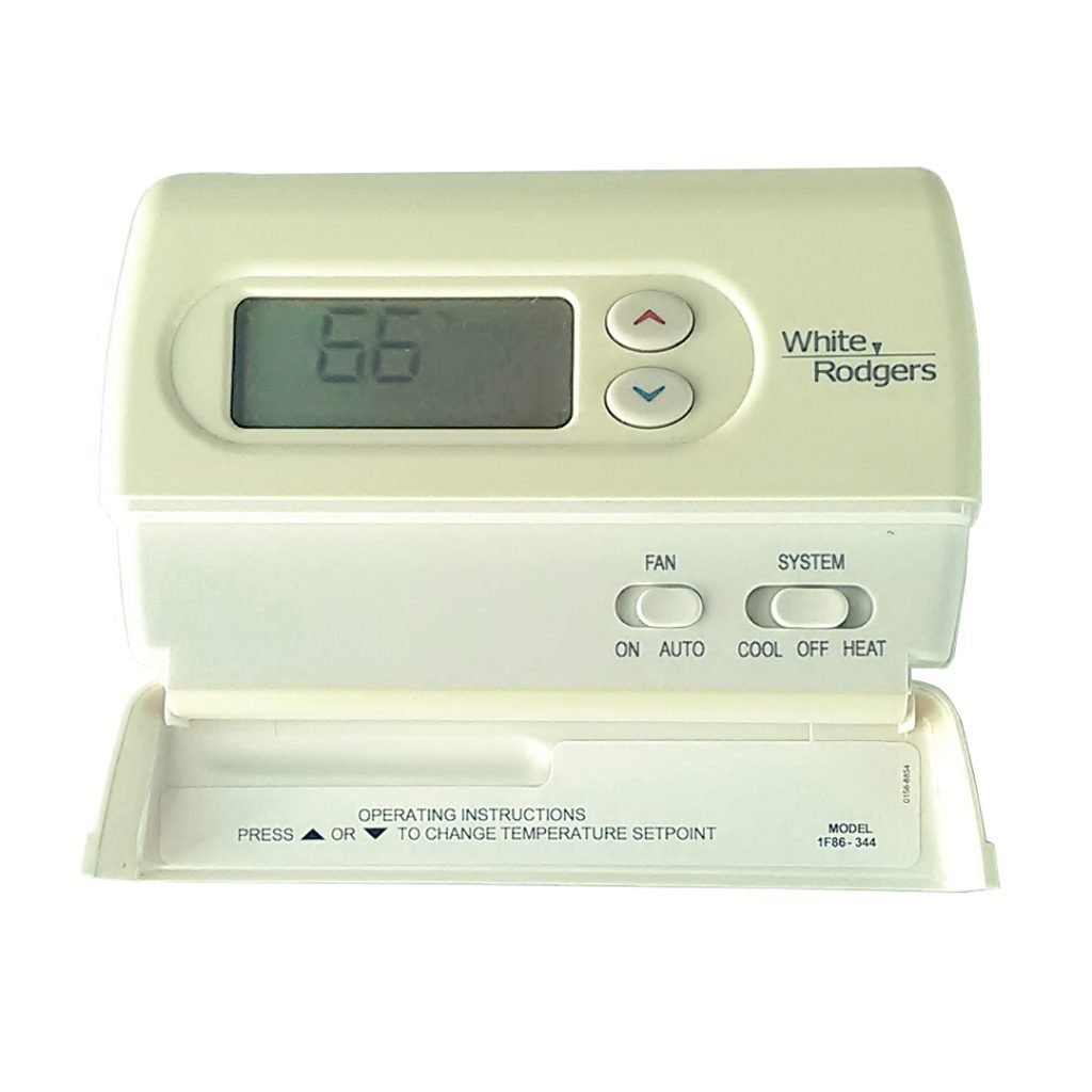 White Rodgers 1F86344 NonProgrammable Electronic Digital
