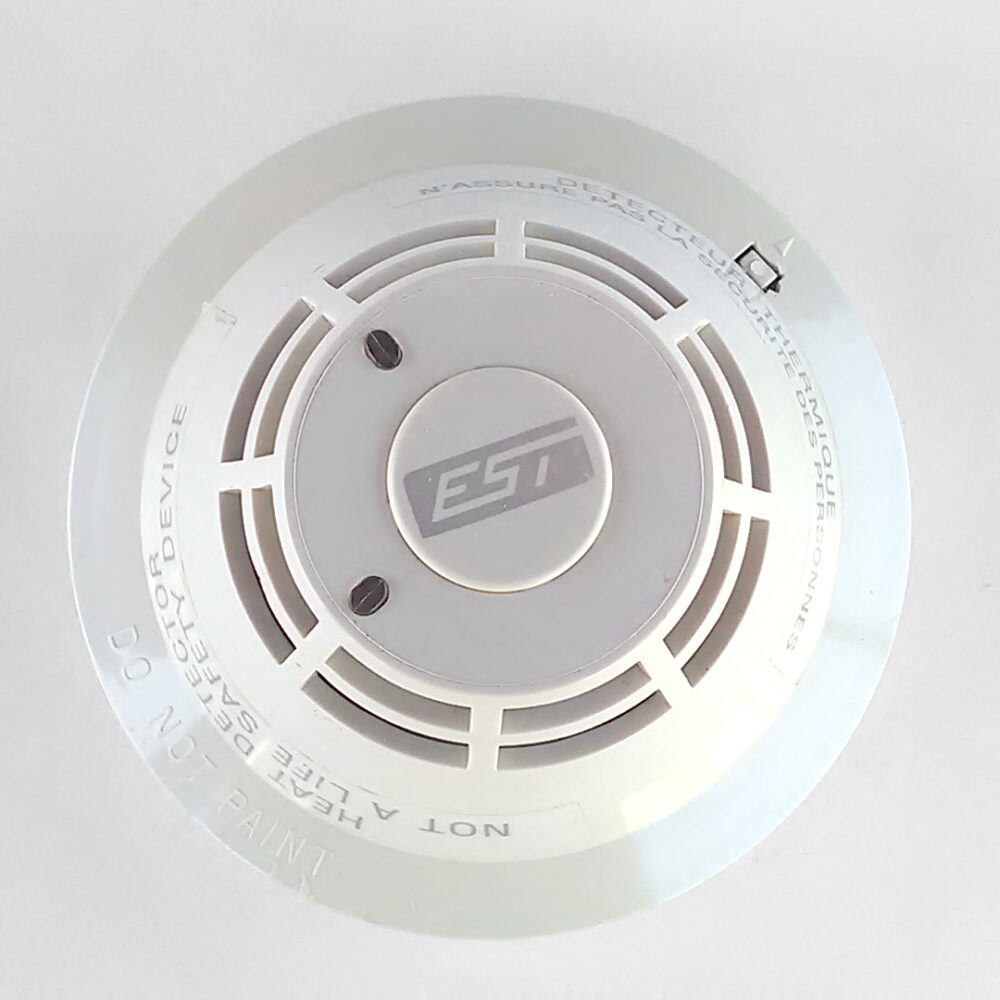 EST Edwards SIGA-HRS Intelligent Heat Detector Sensor Head w/ Base SIGA-SB - Image 2