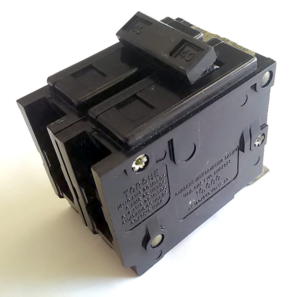 Westinghouse 2 Pole 40 Amp BA240 B240 2P 40A Type BA Series Circuit Breaker - Image 2