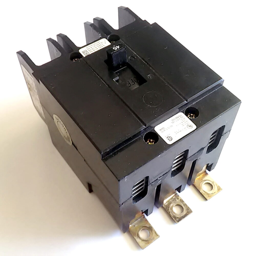 Cutler-Hammer 3 Pole 45 Amp GHB3045 3P 45A HACR Type Circuit Breaker - Image 12