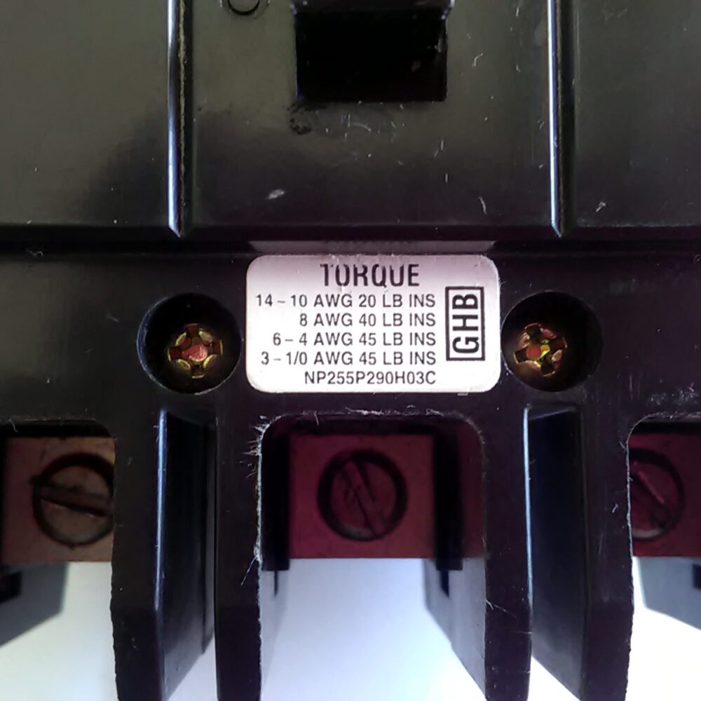 Cutler-Hammer 3 Pole 45 Amp GHB3045 3P 45A HACR Type Circuit Breaker - Image 9