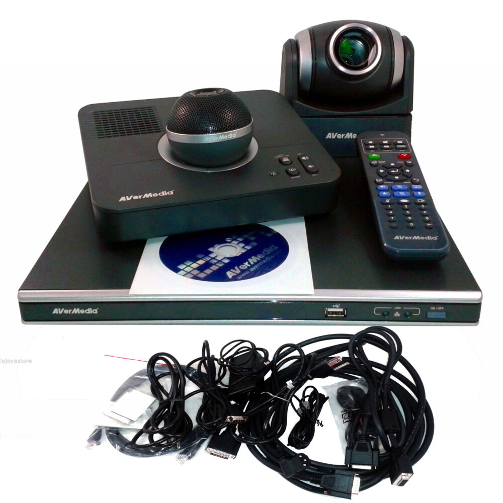 AVerMedia AVerCom H300 4 Way Multipoint Video Conferencing System - Original Box - Image 6