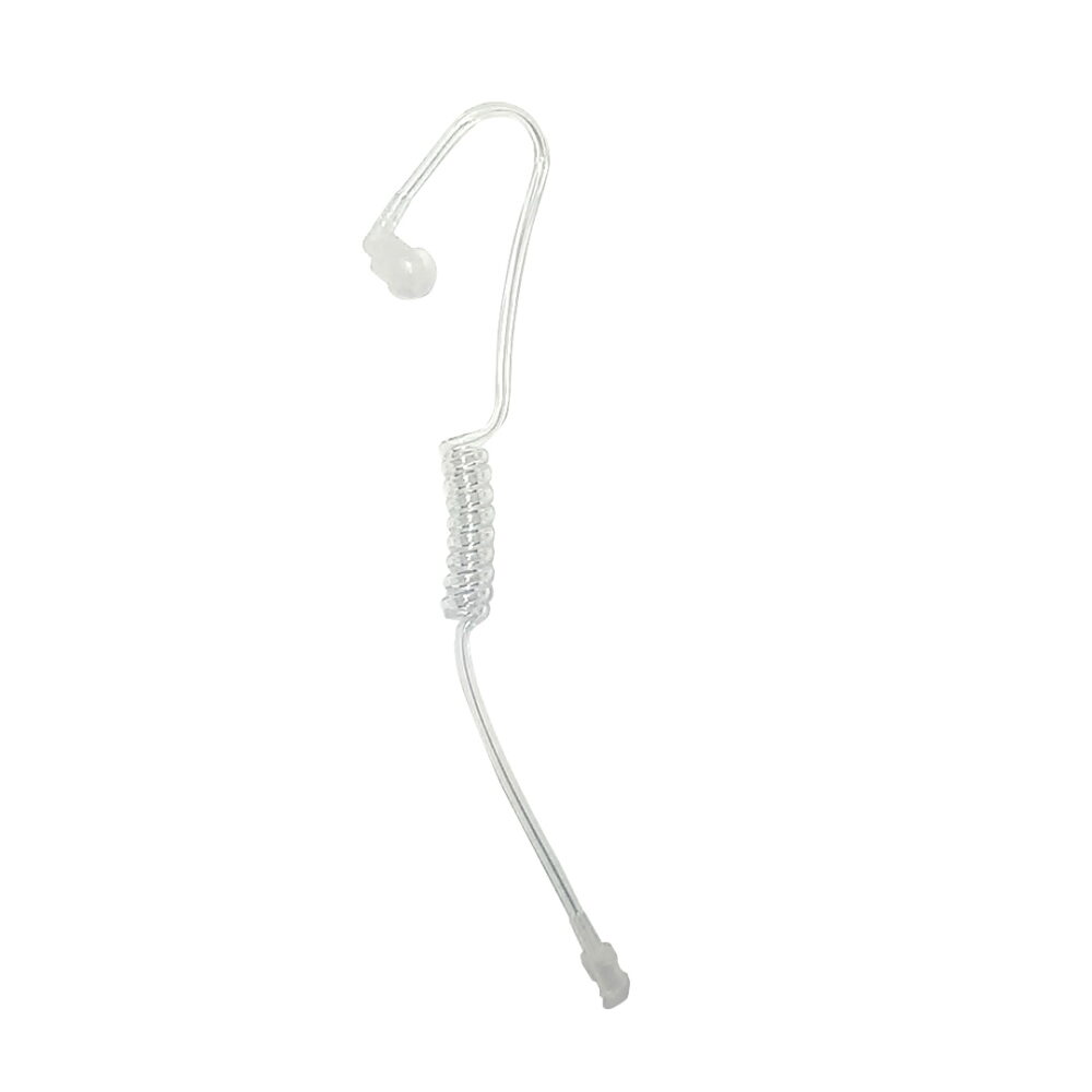 5x Clear Transparent Coiled Acoustic Cord Air Tube for 2-Way Radio Mic Earpiece - Image 3