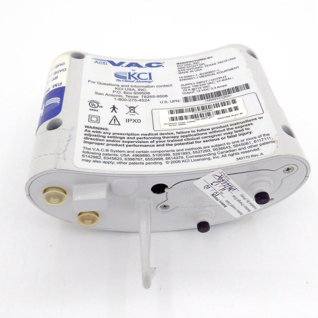 KCI ACTIVAC ACTI VAC Negative Pressure Wound Healing Device Patient