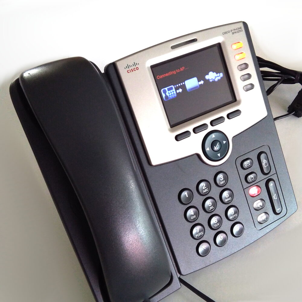 CISCO SPA-525G 5-Line Business IP Phone w/ Foot Stand, Handset & Power Adapter - Image 12