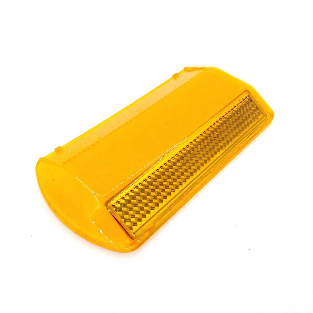 30-Pack NEW Commercial Road Highway Pavement Marker Reflector - One-Side, Yellow - Image 11