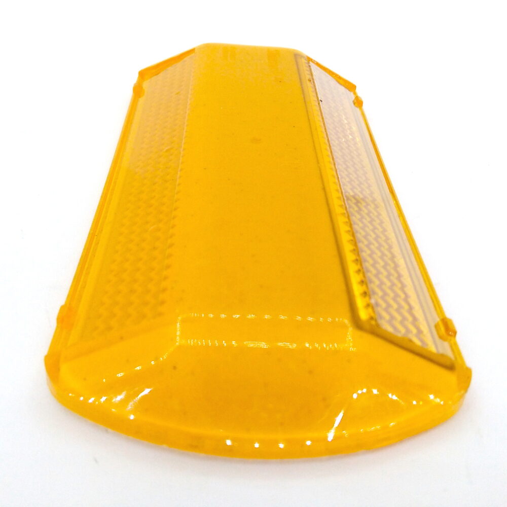 30-Pack NEW Commercial Road Highway Pavement Marker Reflector - One-Side, Yellow - Image 3