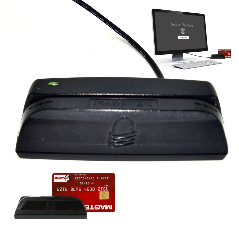 MagTek 21073075 Card Reader Dynamag Bi-Directional with USB Cable - Used - Image 5