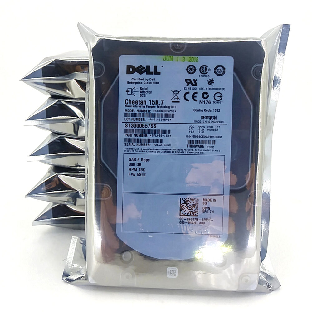 Lot of 6 Seagate Dell Hard Disk Drive Cheetah 15K.7 300GB SAS 2 ST3300657SS - Image 10