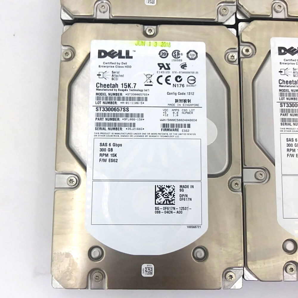 Lot of 6 Seagate Dell Hard Disk Drive Cheetah 15K.7 300GB SAS 2 ST3300657SS - Image 7