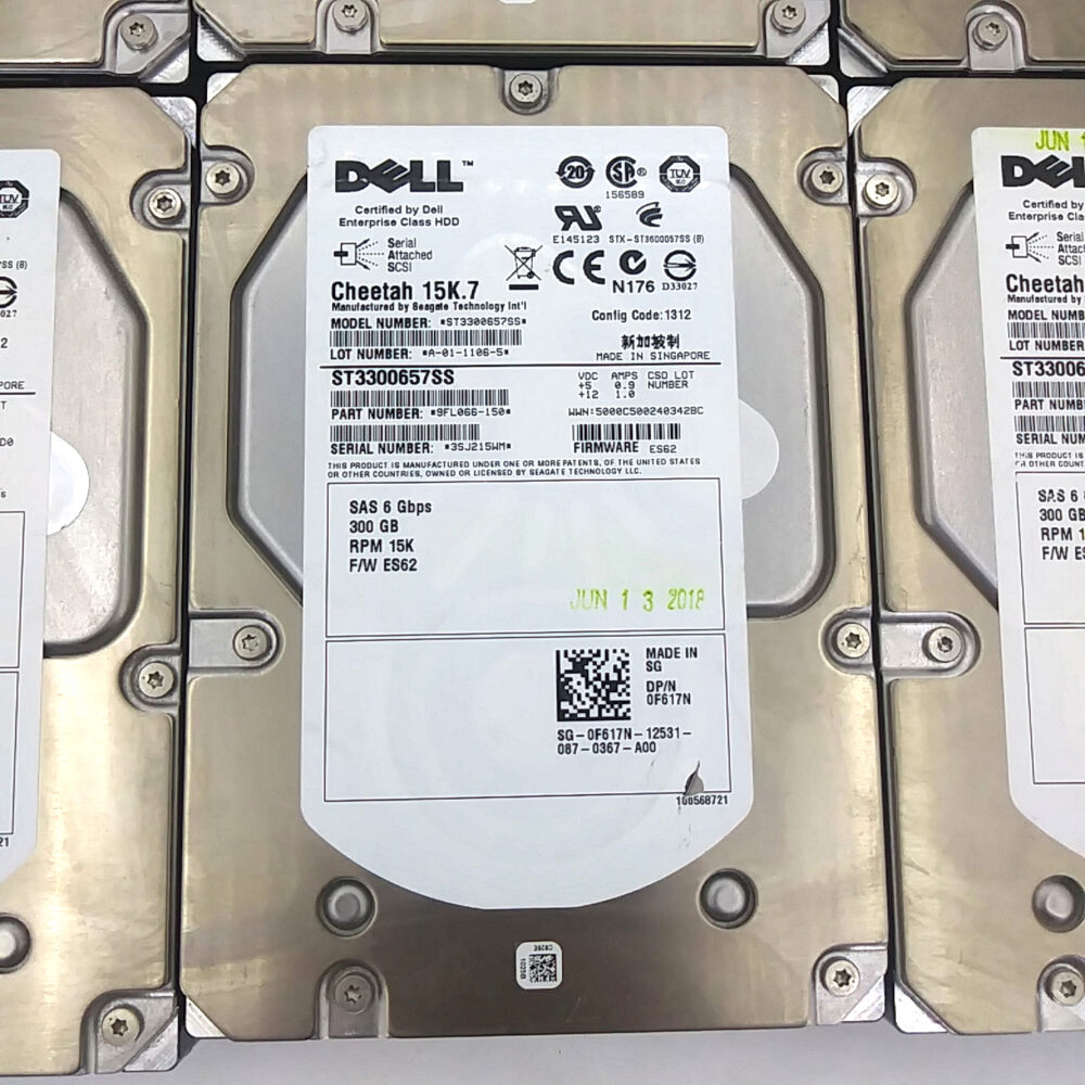 Lot of 6 Seagate Dell Hard Disk Drive Cheetah 15K.7 300GB SAS 2 ST3300657SS - Image 6