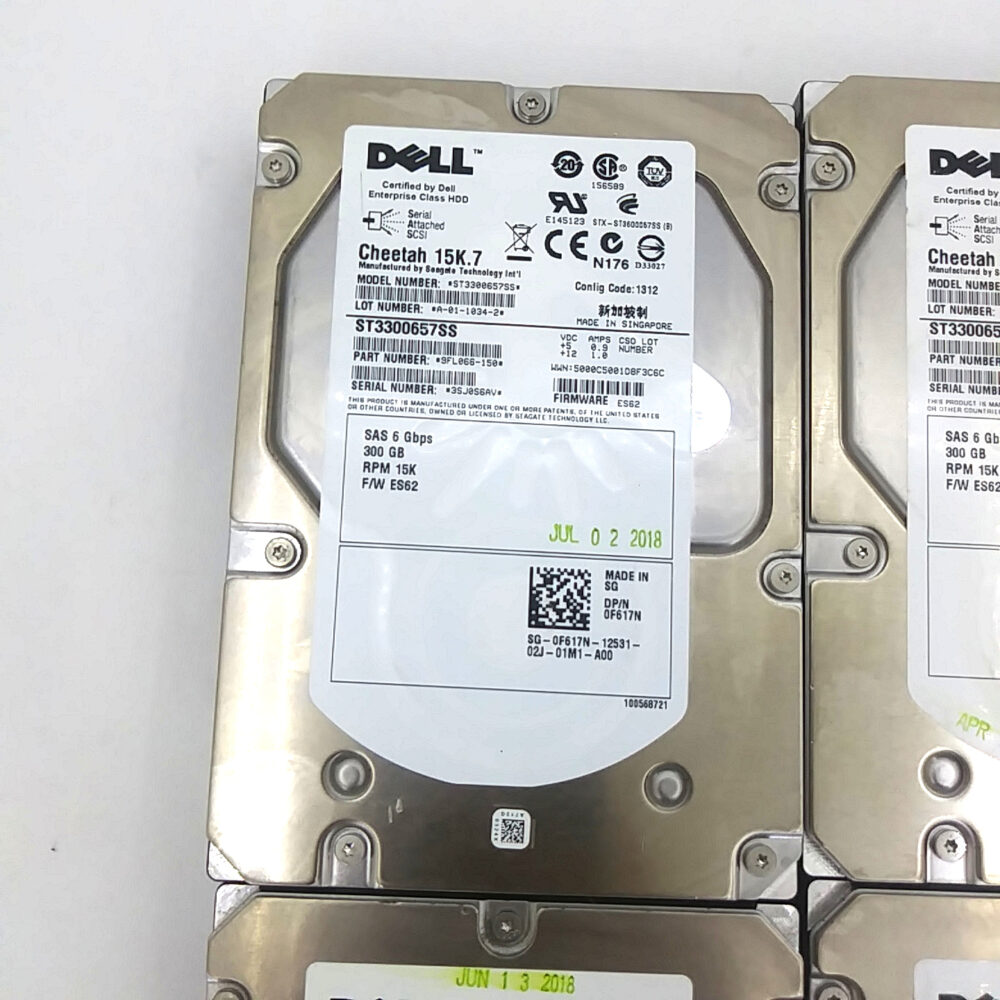 Lot of 6 Seagate Dell Hard Disk Drive Cheetah 15K.7 300GB SAS 2 ST3300657SS - Image 4