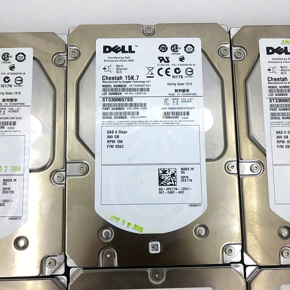 Lot of 6 Seagate Dell Hard Disk Drive Cheetah 15K.7 300GB SAS 2 ST3300657SS - Image 3