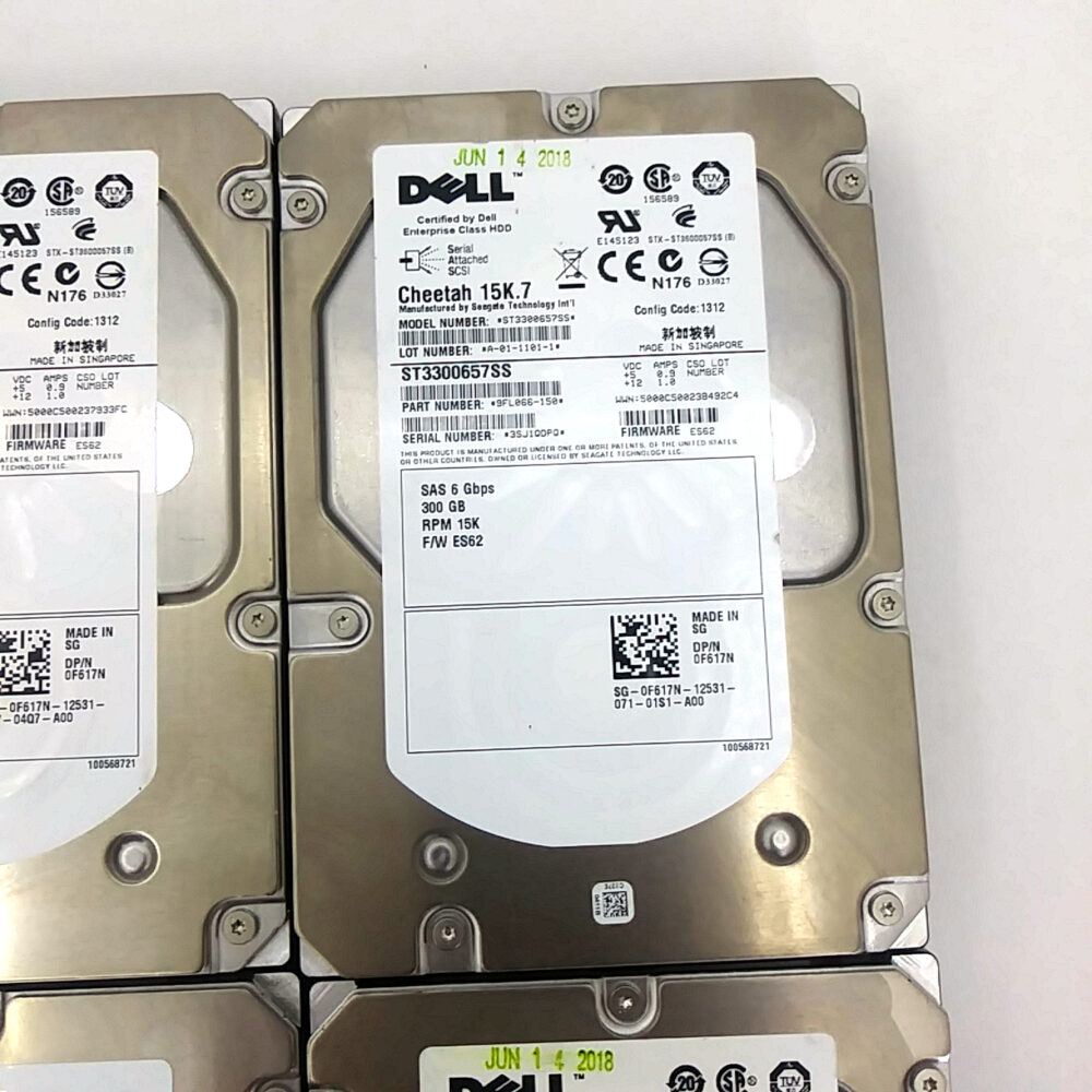 Lot of 6 Seagate Dell Hard Disk Drive Cheetah 15K.7 300GB SAS 2 ST3300657SS - Image 2