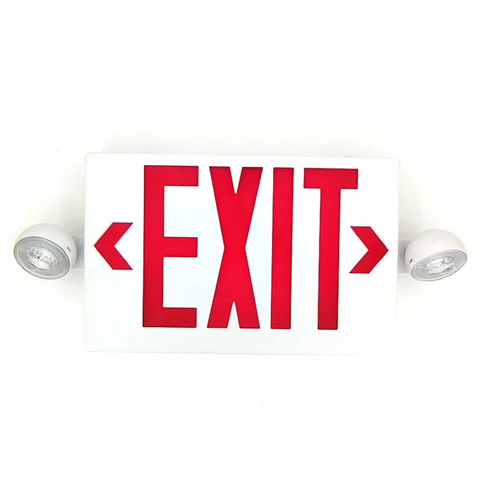 Cooper Lighting APCH7R High Self-Powered Exit/Emergency Lamp, White, Red Letter - Image 2