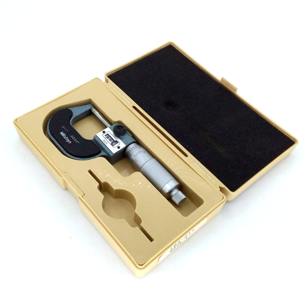 Mitutoyo 193-211 Mechanical Outside Micrometer and Case, 0 - 1" 0.0001" - Image 7