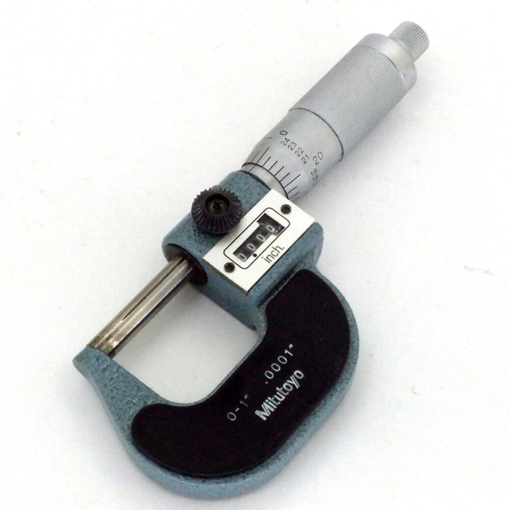 Mitutoyo 193-211 Mechanical Outside Micrometer and Case, 0 - 1" 0.0001" - Image 5