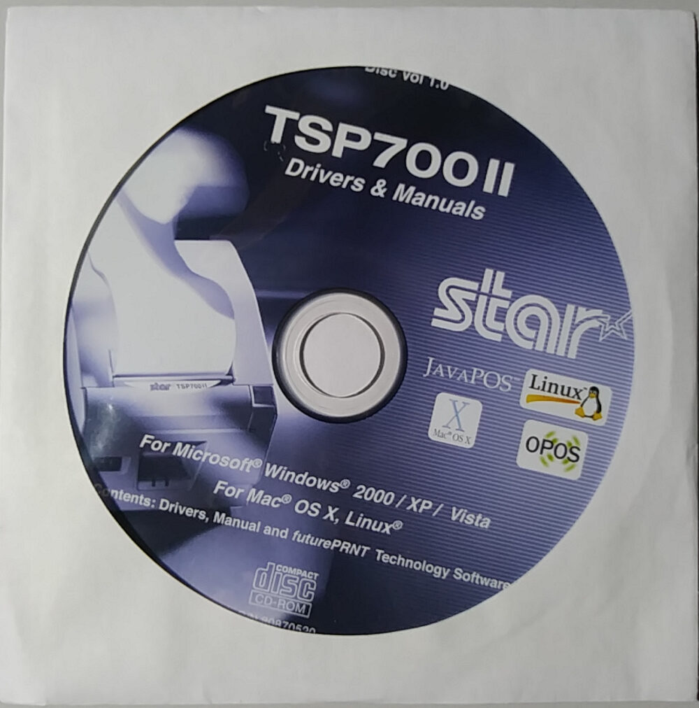 Star Micronics TSP700II White Printer Thermal Label/POS