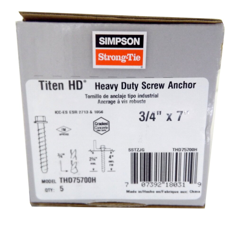 Simpson Strong Tie THD75700H