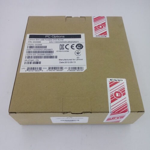 Brand New Sealed Original Lenovo Slim USB Portable DVD Burner 0A33988 — main image