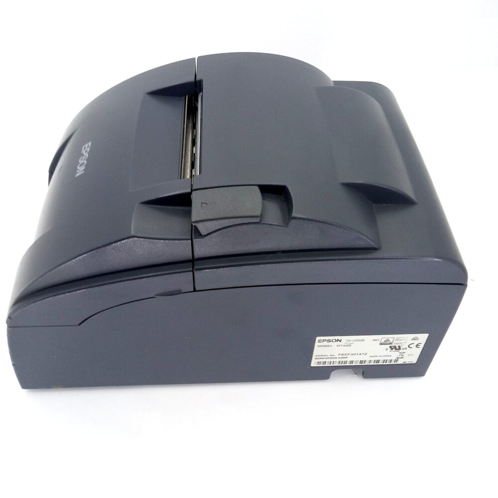 Epson TM-U220B M188B POS Kitchen Receipt Printer w Ethernet Interface/AC Adapter - Image 8