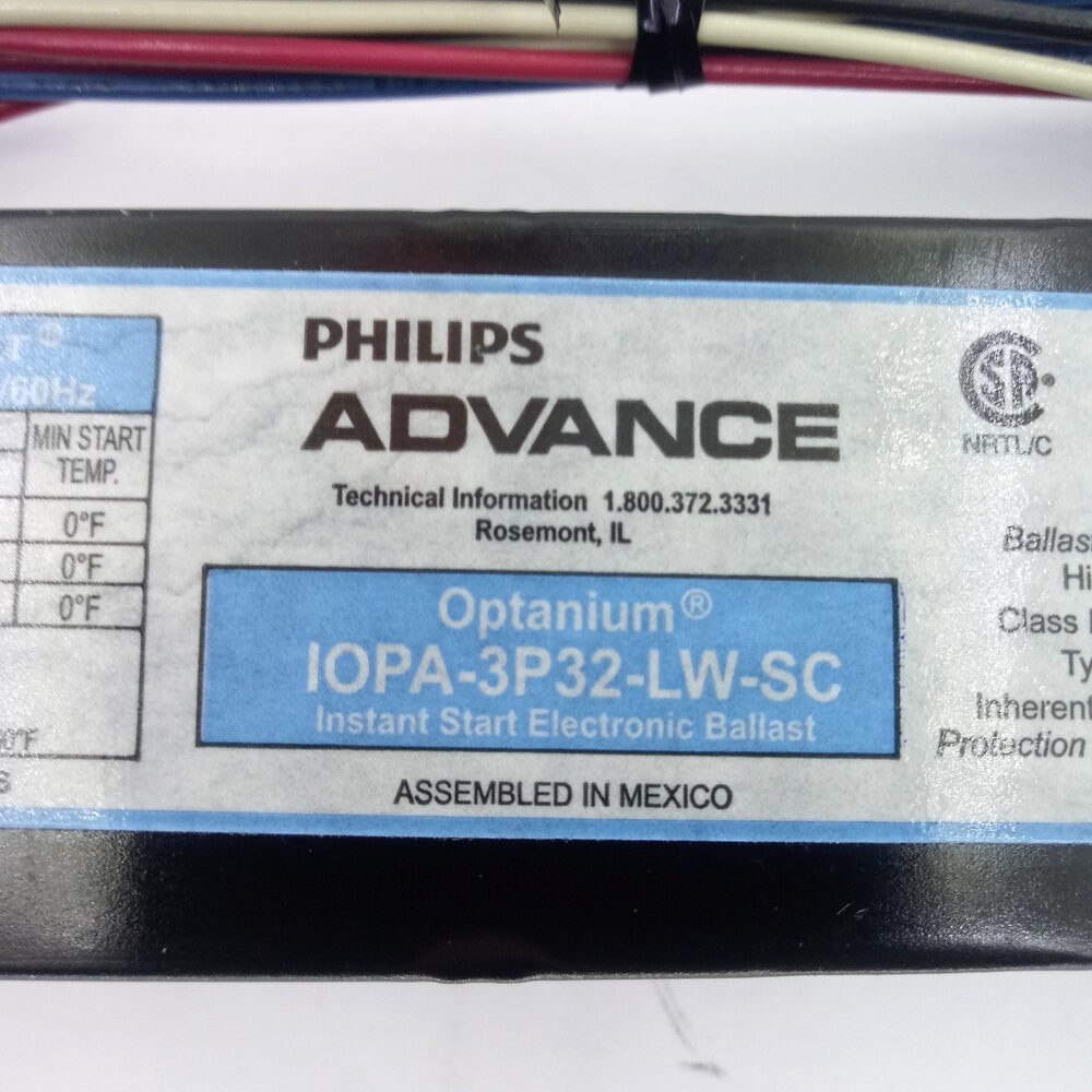 Lot of 5 New Philips ADVANCE Optanium BALLAST T8 INSTANT 2 or 3 LAMP 120/277V - Image 6