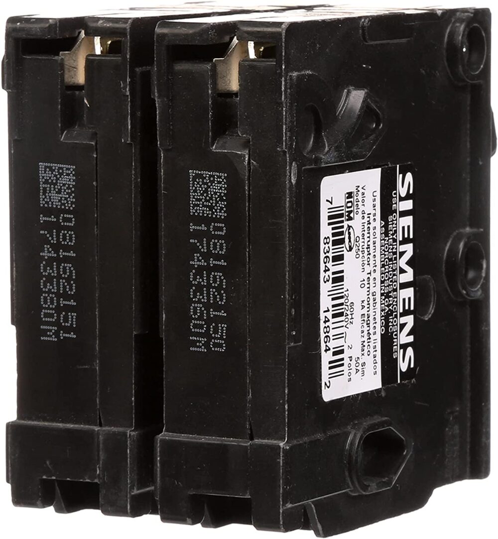 Genuine Siemens Q250 2 POLE 50 AMP 120/240V Type QP Circuit Breaker - Image 3