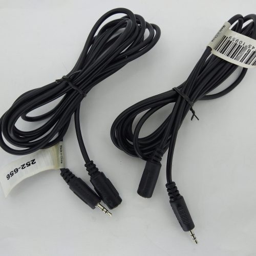 Two(2) 2.5mm Mini-Stereo TRS Male to Female Speaker/Audio EXTENSION