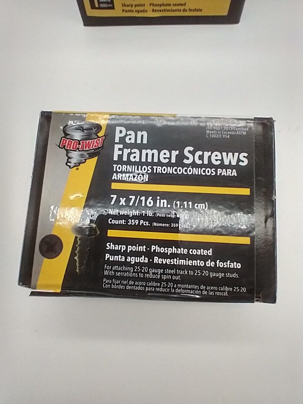 Lot of 4 Pro-Twist Pan Framer Screws 1 lb - 7 x 7/16- Sharp Phosphate Combo Ship - Image 3