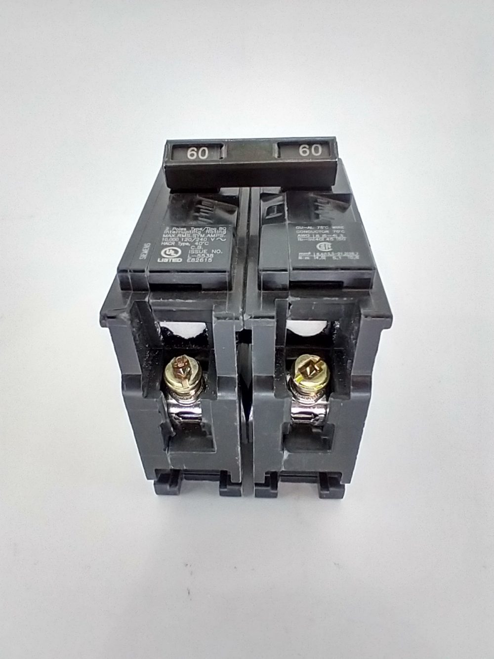 New SIEMENS BQ2B060 60 Amp 120/240 Vols 2 Poles Breaker - Image 9